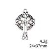 24x37mm 4.2g Multicolor Retro Accesorios para Joyería DIY Nudo Celta Cruz