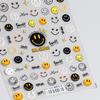 Adesivos de Unha 5D Estilo Japonês Pro Fosco Finos Transparentes Adesivos de Unha Mr. Smile Ts439 Cobertura Total