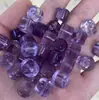 Cuentas Sueltas de Amatista Lavanda Natural en Forma de Corazón, Cuentas Espaciadoras de Corazón Transparente Color Melocotón Morado Claro, Accesorios para Manualidades con Cuentas Hechos a Mano, Venta al por Mayor desde el Fabricante