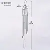 Campanilla de viento hecha a mano transfronteriza de múltiples tubos, colgante de lugar escénico DIY, colgante de campana de viento con bendición para balcón, patio exterior, templo