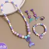 Colar de Sereia DIY Conjunto de Miçangas Peroladas Hipoalergênico Colar de Sereia Princesa Fofa Joia