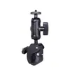 Clip Fijo Adecuado para Cámara Deportiva Gopro, Clip Fuerte Universal Doble Cabeza Antivibración para Exteriores, Soporte para Montaje en Motocicleta