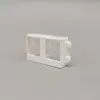 Painel tipo 128 plugue cego porta vazia embutida moldura de suporte módulo vazio pode ser equipado com AMP tipo AMP rede de computador telefone