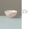 Juego de Té Río Estelar Brumoso Pincelado a Mano Miyan Rosa Cerámica Hecha a Mano Tetera, Taza con Tapa, Taza de Maestro, Juego de Té Kung Fu