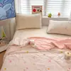 Colchoneta Refrigerante de Látex para Verano 2026, Juego de Cuatro Piezas de Colcha de Verano, Colchoneta Individual de Seda Helada para Dormitorio, Juego de Tres Piezas de Colchoneta con Aire Acondicionado, Lavable a Máquina