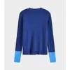 Cárdigan de Punto con Bloques de Color Estilo Chanel, Cuello en V, Manga Larga para Mujer, Nuevo Otoño 2026, Elegante Casual, Top de Moda