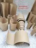 Tubo de cartón semicircular, teja, pelota de ping pong, pista de coche, manualidad creativa DIY, tubo de papel kraft