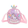 Monedero Infantil, Bolso de Lentejuelas, Mochila Elegante de PU de Princesa, Bolso Cruzado de Hombro para Niñas de Preescolar, Moderno