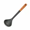Espátula de Silicona del Fabricante, Utensilio de Cocina con Mango de Madera, Espátula de Silicona, Cuchara para Sopa, Espátula para Freír Doméstica, Cuchara para Sopa y Arroz, Herramientas de Cocina