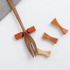 Creativo soporte para palillos de madera estilo japonés al por mayor palillos cuchara de doble uso soporte para palillos directo de fábrica soporte para palillos de madera simple estilo japonés