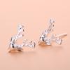 Aretes de Plata 925 para Mujer Temperamento Pequeños Coreanos Personalizados Gato Estilo Coreano Casual Más Fáciles de Combinar Moda