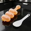 Bolas de Arroz para Agitar, Bolas de Arroz y Albóndigas con Forma de Bola para Agitar para Niños, Molde de 3 Piezas para Bolas de Sushi, Molde para Bolas de Arroz para Agitar
