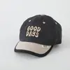 Boné de Baseball Retro de Inverno com Letra para Meninos e Meninas, Chapéu de Bebê à Prova de Vento e Quente para Uso Externo