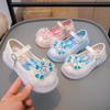 Zapatos de Princesa para Niñas para Primavera y Otoño, Zapatos Pequeños de Cuero con Suela Suave y Lentejuelas, Zapatos de una Sola Pieza con Estilo para Niñas, Adecuados para Actuaciones de Baile, Zapatos Infantiles