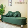 Tela Sofá Pequeño Apartamento Sala de Estar Simple Moderno Tienda de Ropa de Alquiler Sofá Chaise Silla Sofá Doble Habitación Pequeño Sofá