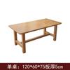 Mesa de Comedor Escandinava de Madera Maciza Muyangren Banco de Trabajo de Tablero Grande para el Hogar Mesa de Comedor Rectangular para Sala de Estar Mesa de Comedor para Restaurante Personalización
