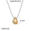 Pendientes Populares de Acero de Titanio en Forma de Media Luna Estilo Ins Europeo y Americano para Mujer Diseño de Nicho Pendientes Elegantes de Acero Inoxidable Dorado y Plateado