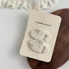Grampo de Cabelo Flor Xadrez Geométrico BB Clip Menina Doce Han Feng Acessórios de Cabelo Frescos para Crianças Grampo para Franja Clipe Lateral para Mulheres