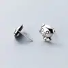 Adornos de estilo japonés y coreano moda simple aretes de cerdito lisos chapados en oro lindos lindos aretes de joyería para la oreja de animal 2020