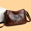 Moda de Verano 2026 Estilo Étnico Chino Bolso Pequeño Cuadrado Cruzado al Hombro Casual para Mujeres de Mediana Edad y Mayores con Elegancia