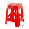 Banquinho de Plástico Doméstico Espessado Banquinho Alto para Sala de Estar Mesa de Jantar Banquinho Quadrado Simples Banquinho de Plástico Econômico Maduro