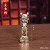 Cobre Puro Píldora Mágica Nezha 2 Niño Demonio Nao Hai Ling Zhu Ao Bing Adornos Muñeca Hecha a Mano Estatua Juguete Artesanía Decoración