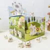 Cajas ciegas de figuritas lindas de dibujos animados de moda, adorables figuritas de resina tipo muñeco de peso, juguetes sorpresa en caja ciega para niños