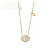 Moderna, de lujo ligero, exquisita cadena de titanio para mujer, versátil, única, simple cadena para la clavícula, moderna y elegante, no se decolora, venta al por mayor desde el fabricante