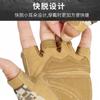 Guantes de Fitness Medio Dedo para Hombre y Mujer Deportes al Aire Libre Ciclismo Guantes de Entrenamiento Antideslizantes Resistentes al Desgaste Tácticos Militares Fans Protectores Amortiguadores