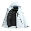 Casa de pájaros Chaqueta exterior de estilo similar para mujer Otoño Invierno Tres en uno A prueba de viento Impermeable Cálida Conjunto de dos piezas Ropa de Montañismo Ropa de abrigo para hombre