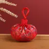 Pingente Porta-Cabelo Fetal Estilo Antigo Portátil, Acessórios Hanfu, Bolsinha de Brocado Bordada, Sachê Retrô, Bolsa Sachê Vazia Atacado