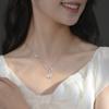 Collar Dinámico de Corona para Mujer, Cadena Clavicular de Lujo Ligero de Nicho, Regalo para Novia o Esposa, Regalo de Cumpleaños, Modelo de Colgante Nuevo 2022