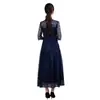 Vestido de Noche Estilo Japonés y Coreano AliExpress Vestido de Dama de Honor de Largo Medio Adelgazante Elegante Encaje Vestido de Uso Diario
