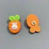Suministro transfronterizo de botones de alta pata de frutas y verduras de dibujos animados lindos, componentes de accesorios hechos a mano para DIY, botones decorativos de metal de alta pata