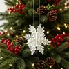 Nuevo Producto Transfronterizo Yumeyi: Molde de Silicona para Adorno de Copo de Nieve Navideño de Dos Piezas para Manualidades de Yeso y Resina de Aromaterapia DIY