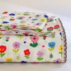 Modelo Nuevo 2026 Sábana de Hilo Puff con Borde Floral, Amigable con la Piel y Suave, Juego de Ropa de Cama para el Hogar de Tres Piezas: Sábana, Sábana ajustable y Funda de edredón