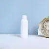 Garrafa Transparente Branca de Ombro Arredondado para Animal de Estimação 100ml 500ml com Bico Pontiagudo, Garrafa de Apertar, Garrafa para Pintura com Gesso, Garrafa para Tratamento Capilar