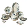Estilo Nórdico Serie Doméstica Mitang Tazón Dorado, Plato de Loto, Plato Octagonal, Plato de Pescado con Doble Asa, Apto para Microondas