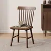 Respaldo de Silla Windsor de Madera Maciza Silla Estudio Hogar Mesa y Sillas de Comedor de Segunda Mano Nuevo Retro Americano Restaurante Taburete Comercial