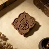Etiqueta de incienso estilo antiguo pintada marca HeXiang, colgante para coche hecho a mano, adorno colgante para coche, charm de teléfono portátil, regalo, venta al por mayor de fábrica