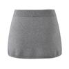 6781-Saia Slim Sexy Versátil Estilo Europeu e Americano para Mulheres Nova Moda 2025 Saia de Tricô Sexy que Cobre o Quadril