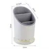 Soporte de plástico para palillos, escurridor, creativo, para el hogar, para guardar cucharas de cocina, vajilla, cesta para palillos.