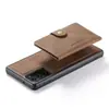 Aplicable a Samsung Note20 funda trasera magnética retro dividida con tarjetero funda protectora Note20 Ultra