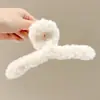 Pinza de Garra de Peluche de Dibujos Animados Dulce para Mujer Pinza para el Cabello de la Parte Posterior de la Cabeza Estilo Coreano Exquisita Pinza de Tiburón Pinza para Moño Pinza de Pelo