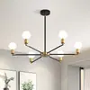 Lámpara Colgante de Hierro Forjado con Cabezal Ajustable para Sala de Estar, Comedor, Centro Comercial, Tienda de Ropa