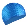 Ruihe Unissex Crianças Universal Piscina de Águas Termais Silicone Touca Gotas d'Água Cuidado com Ouvido Cuidado com Cabelo Impermeável Cabelo Longo Touca de Natação Praia
