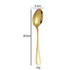 Vajilla de Acero Inoxidable 1010 Pala para Pastel Cuchillo para Queso Tenedor de Fruta Cuchara Redonda para Café Mango Largo Cuchara Puntiaguda Cuchillo y Tenedor para Filete Occidentales