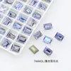 Pedras de Strass Cristal de Gelo Dongzhou, Retangular, de Ângulo Reto, com Fundo Pontiagudo, Pedras de Strass de Vidro, Decorações de Unhas Estilo Chinês Imitação, Acessórios para Nail Art