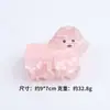 YHJ Acessórios de Cabelo Novo Clipe de Garra de Cachorro Animal Fofo Clipe de Cabelo Acrílico Clipe de Tiburón de Cabelo Distintivo Adorno de Cabelo Garra de Cabelo
