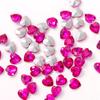 Explosões mini 3/4/5/6mm amor nail art fundo pontiagudo diamante cristal pêssego coração diamante flash cor mágica tridimensional nail art jóias